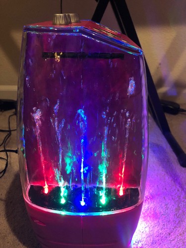 The Singing Machine Agua Dancing Water Fountain Karaoke System - Pink