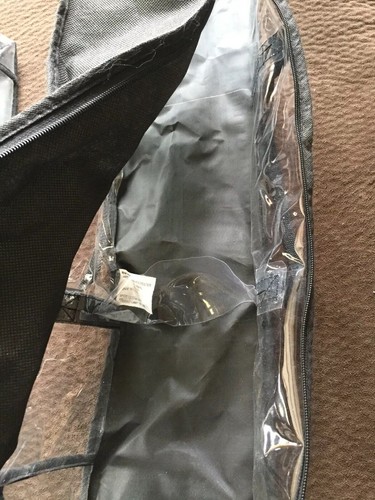 2 CD Storage Bags Case 23x6 zippered hold 50 discs each