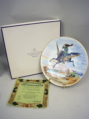Le Cheval Magique Collector's Plate by Haviland Limoges MIB 1979