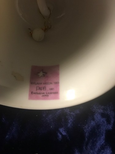 Porcelain Christmas Flavia Weedn Bell