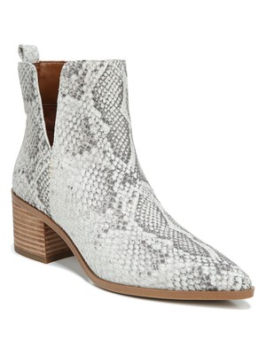 

FRANCO SARTO Женское Белое Кожаное Платье Darona на Молнии Ботинки Вестерн  M, Белый, H2668L1