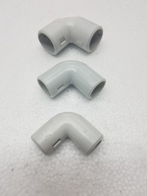 Curva Di Raccordo 90° Per Tubo Rigido Passacavi, Gomito A 90° Per Elettrico, Cavo Canale Installazione Per Case, Cantine, Pareti, Tetti, Con Cavo Di Montaggio, 8 PCS, 20mm