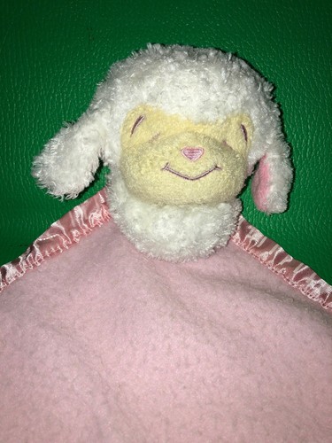 Lamb Prayer(no Sound)Pink Security Blanket Bright Inspirations11-1/2”Plush Lovey
