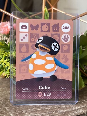 CUBE #286 AUTHENTIC Animal Crossing Amiibo Card Series 3 Nintendo UNSCANNED!