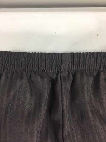 Baby Size 6-9 Months Boys Vest Pants Set Suit Outfit Brown Blue Pinstriped