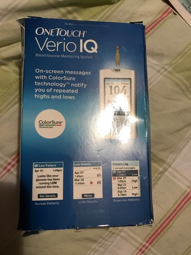 NIB One Touch Verio IQ Blood Glucose Monitoring System