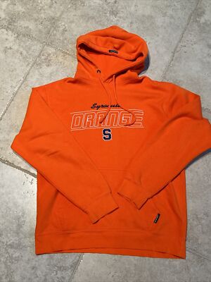 Syracuse Orange Sweatshirt Mens Medium Hoodie Pullover Orange CI Sport