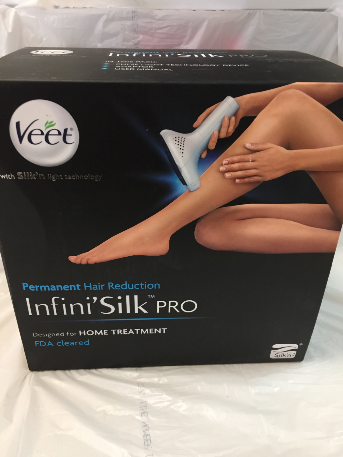 Veet Infini' Silk Pro Light-Based IPL Hair Removal System Infini Infini'Silk