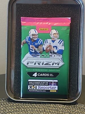 (1) 2023 Prizm NFL FACTORY SEALED RETAIL PACK Checkerboard? Green Ice? Stroud?