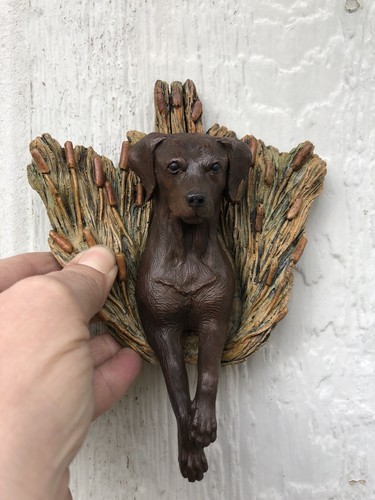 Bronze Sculpture Chocolate Labrador Retriever Dog ?? Door Knocker.