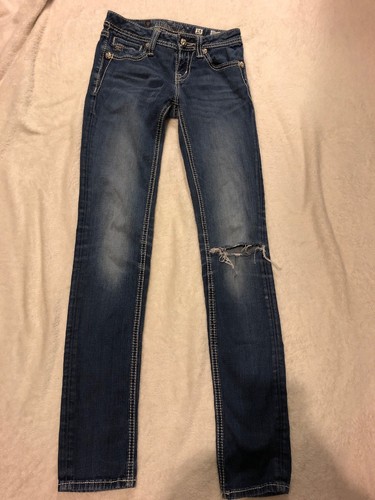 Miss Me Girls Skinny Jeans Size 14 EUC