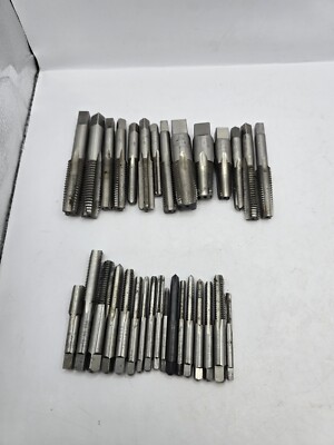 MISC. LOT (31) PIPE TAPS MACHINIST TOOLING, MORSE, MCH, Greenfield, GTD, Hanson