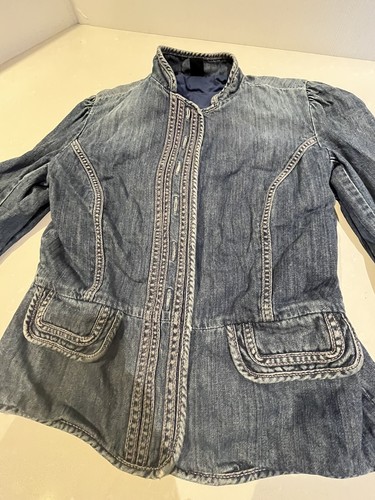 Size Small - Gap Vintage moto jean jacket!!!