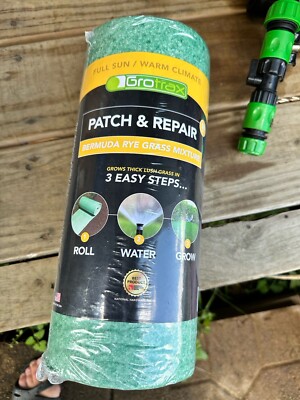 Biodegradable Grass Seed Mat 50 Sq Ft Quick Fix Roll for Lawns Dog Patches Shade