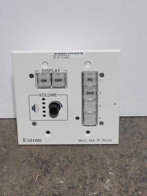Extron MLC 104 IP PLUS L Media Controller Link & Extron PVT HDMI RGB 60-1335-13