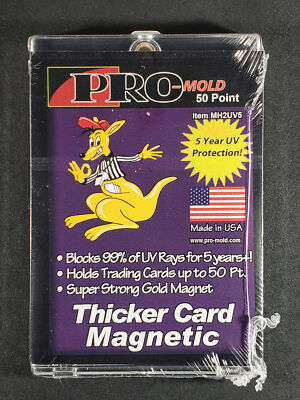 50x Pro Mold MH50 Original 50pt Magnetic Card Holder One Touch (2 Full Boxes)