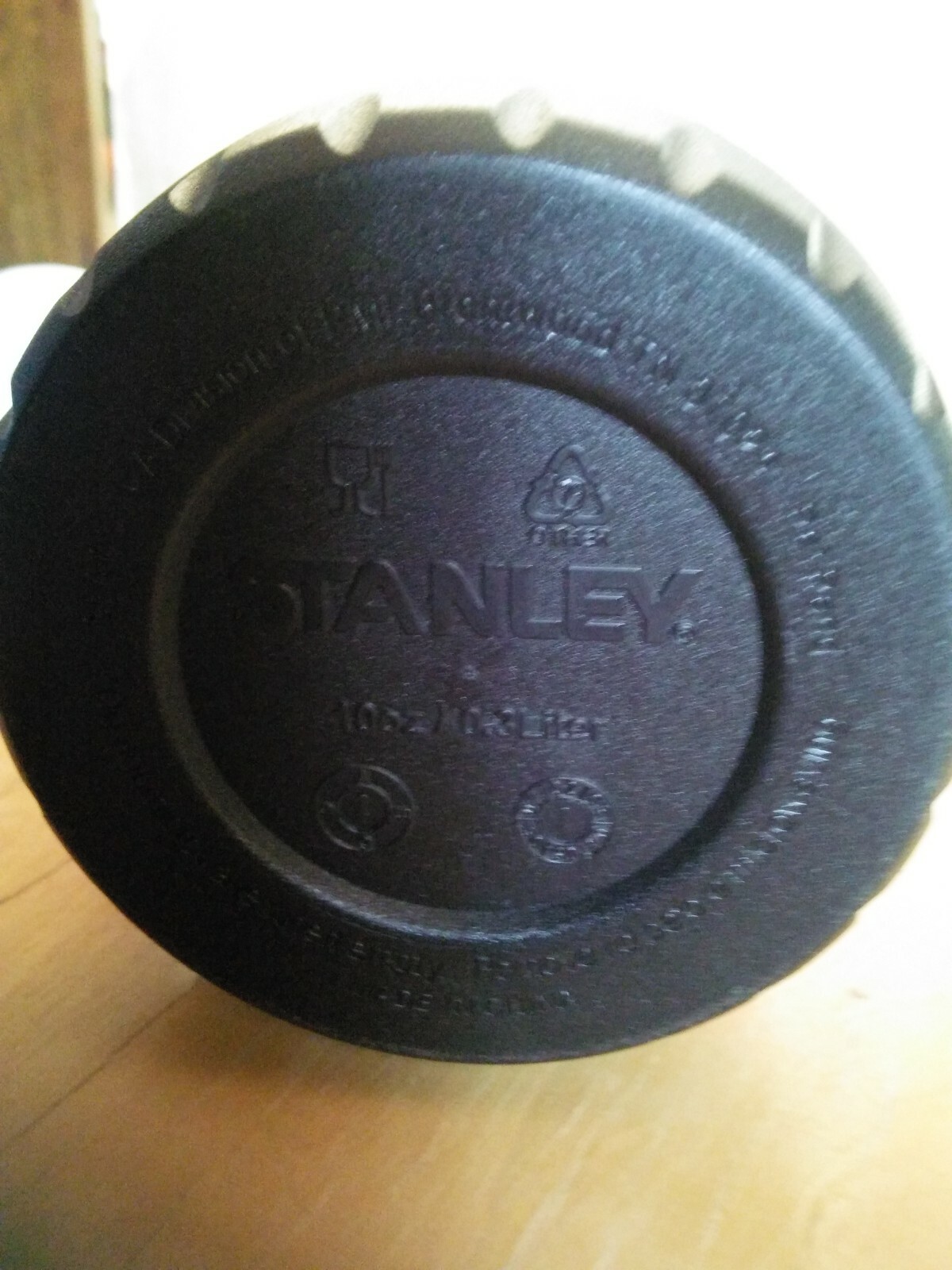 Stanley Microwavable Thermos 10 oz. Pink/Black, Stationary Handle, Flip Spoon