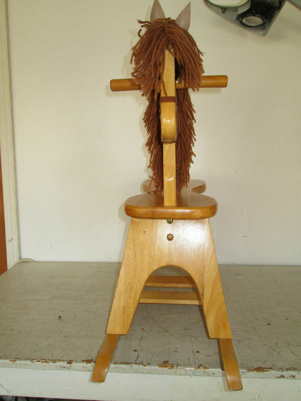 Child's Storkcraft Oak Rocking Horse Model #39-890, Riding Toy, GUC