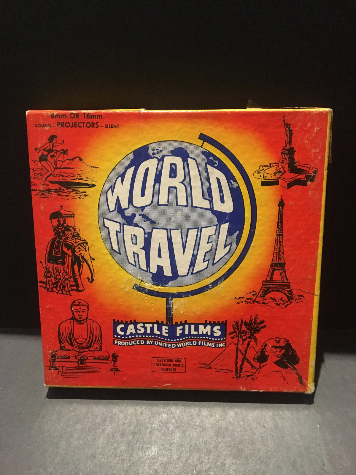 8mm Film Lot Dizzy Sights 753-M Silent Movie Hollywood World Travel WC Fields