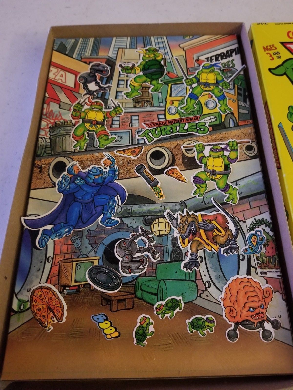 Vintage 1989 Colorforms Teenage Mutant Ninja Turtles In Box