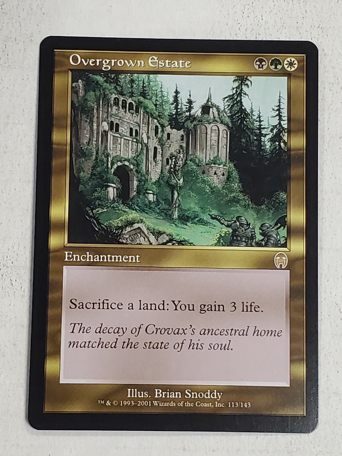 MTG Overgrown Estate (Apocalypse/Gold/R) - BGM | eBay