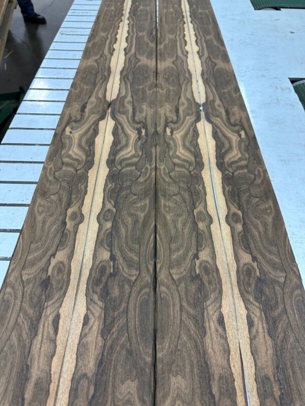 Ziricote Raw Wood Veneer 2 sheets 45