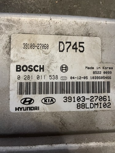 kit demarrage kia cerato 2005 2l crdi 0281011538