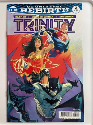 Trinity #2 DC Universe Rebirth NM 2016 Batman Wonder Woman Superman