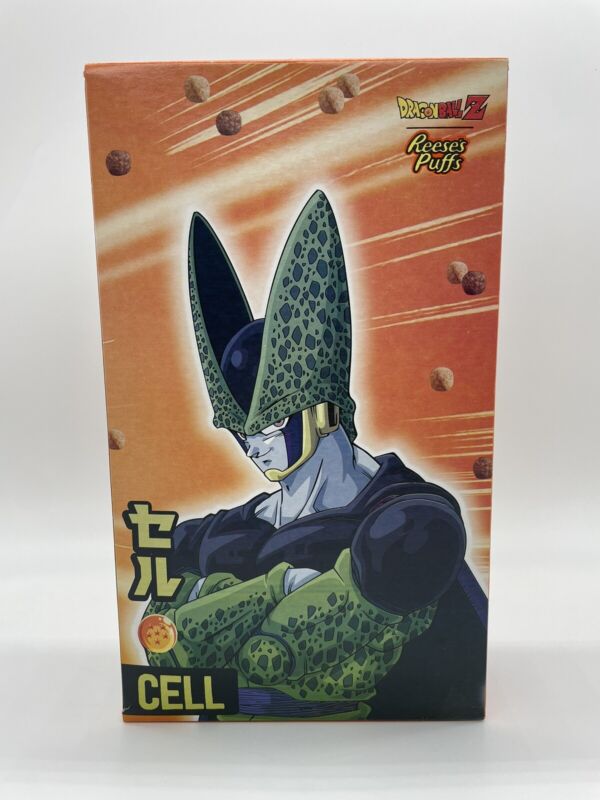 Family Size GM Reese’s Puffs Dragonball Z Cereal Cell 19.7oz NEW Sealed