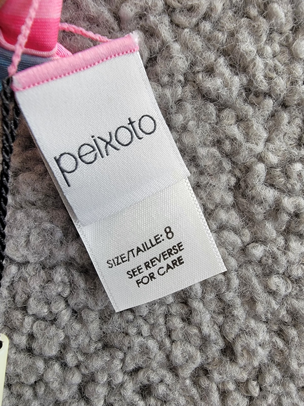 Peixoto Emmy Two Piece Swim Suit Girls' 8 Multi Check Adjustable Straps Pullover - Picture 7 of 23