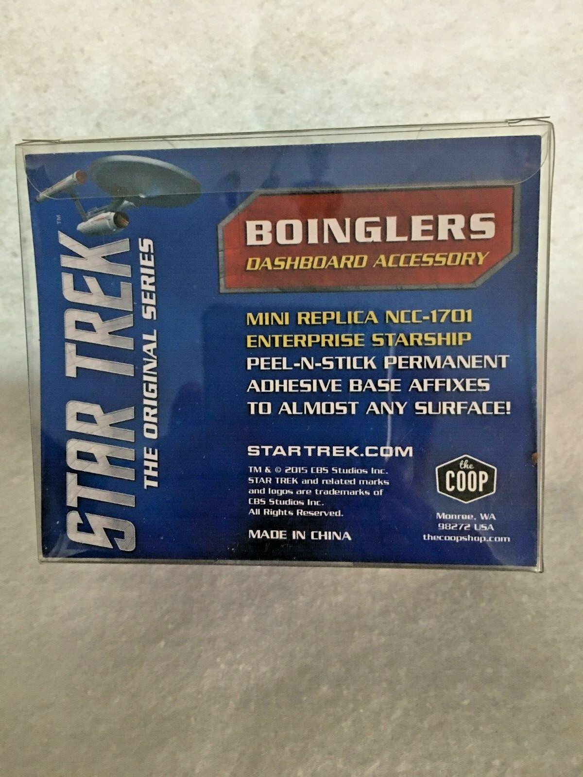 STAR TREK NEW! Star Trek Boinglers NCC Dash Accessory