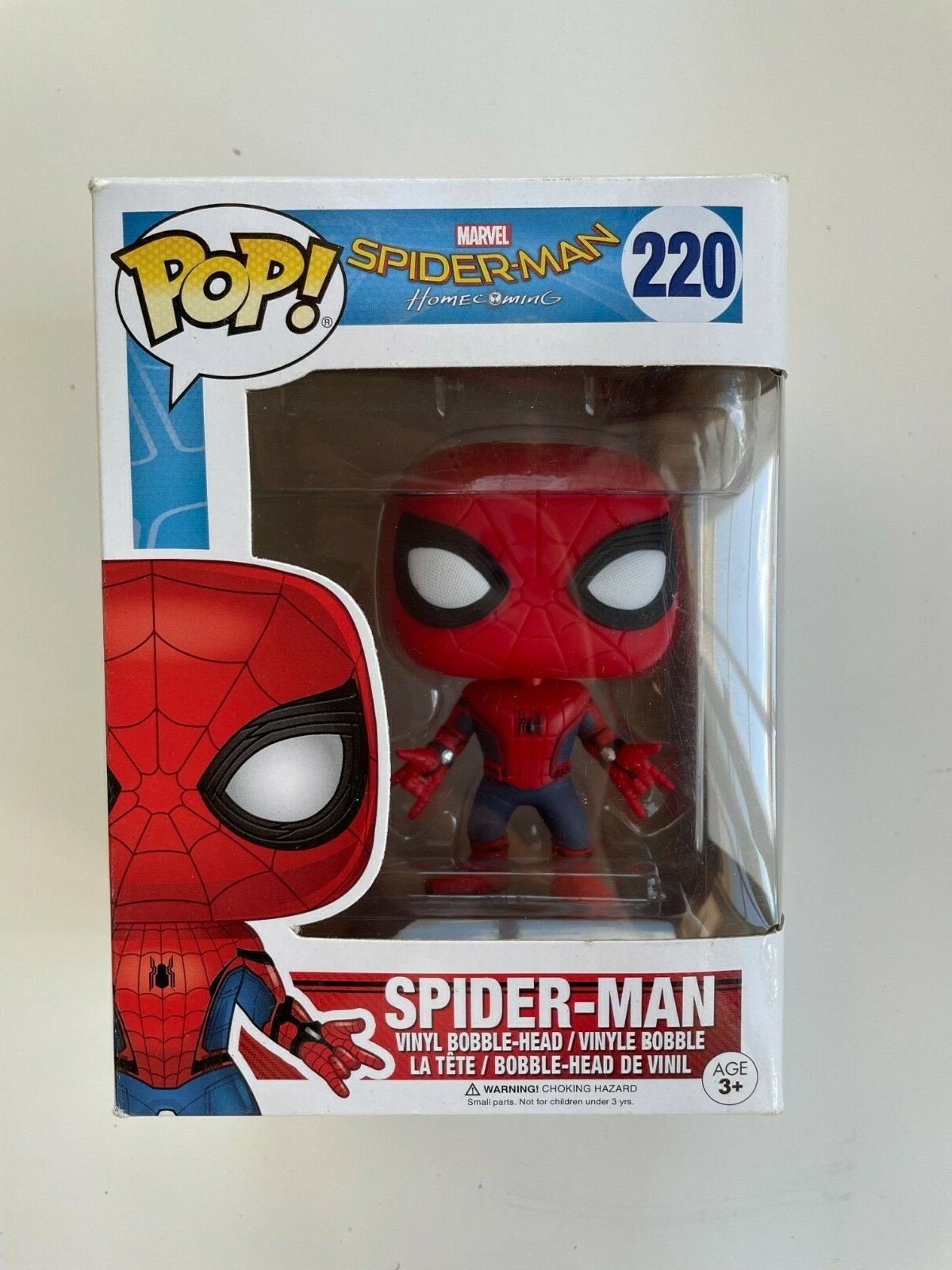 Funko Pop! Marvel Spiderman Homecoming Spiderman #220 Vinyl Figure