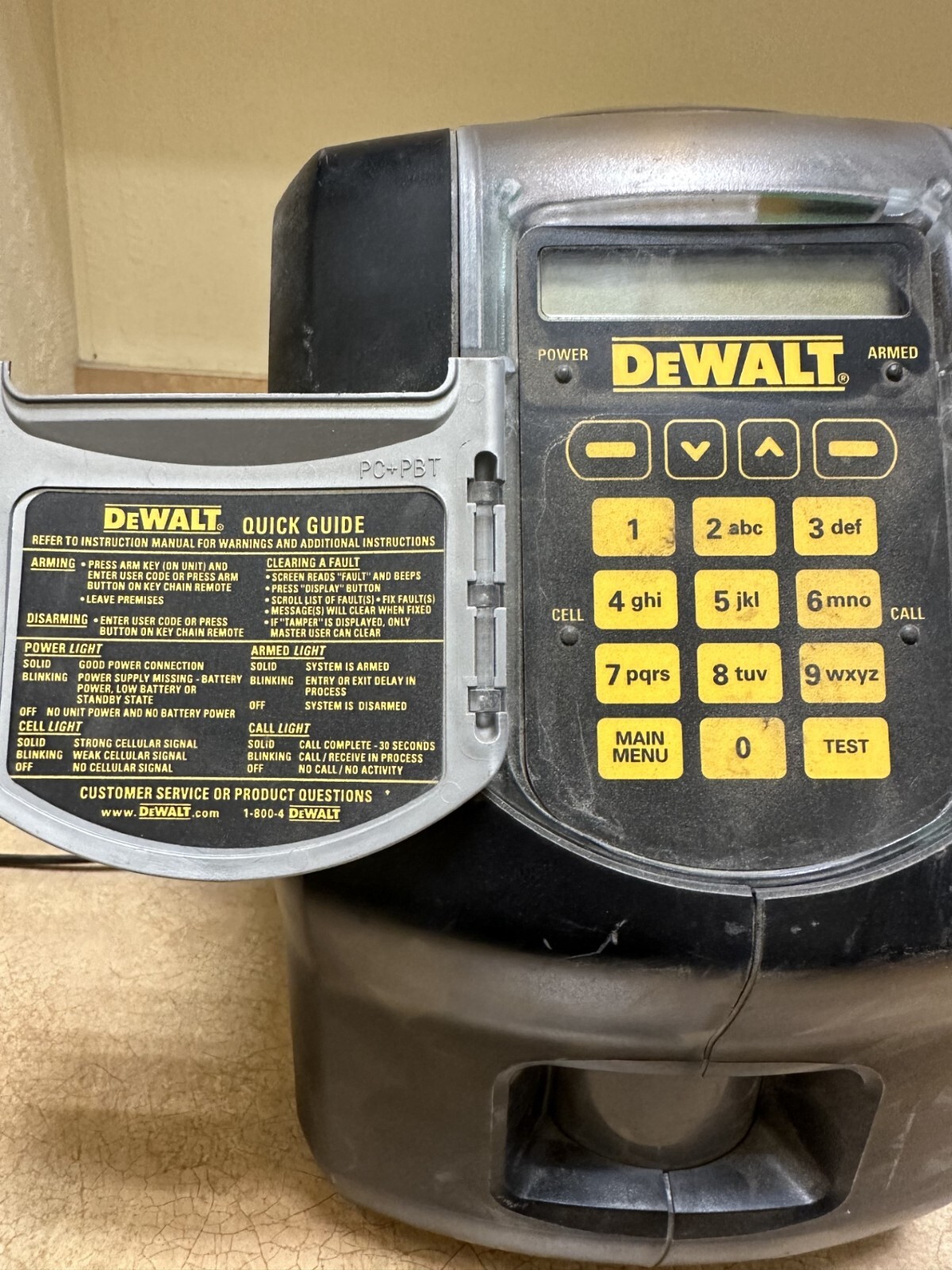 Dewalt DS100 Jobsite Security Portable Alarm System
