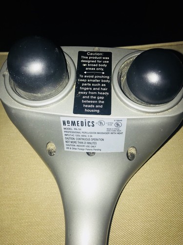 Homedics Professional Percussion Massager With Heat Model PA-1H-Works Great!