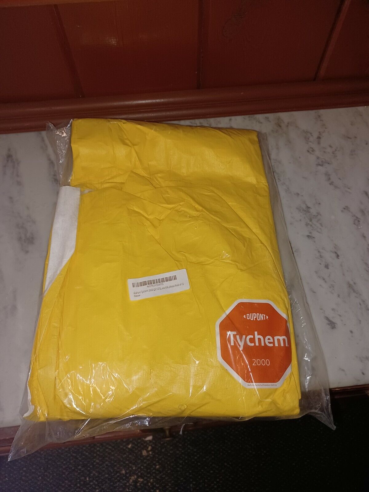 Dupont Tychem 2000 QC127S Yellow 6XLChemical Hazmat Suit 