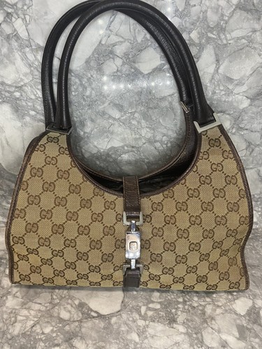 バッグ Gucci GG Jackie Hobo Bag Leather Brown バッグ Gucci GG Jackie Hobo Bag Leather Brown Gucci Leather