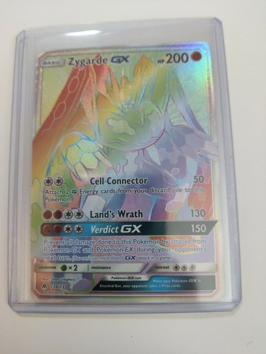 Zygarde GX 136/131 HYPER SECRET RARE FULL ART Pokemon SM Zygarde GX 136/131 HYPER SECRET RARE FULL ART Pokemon SM