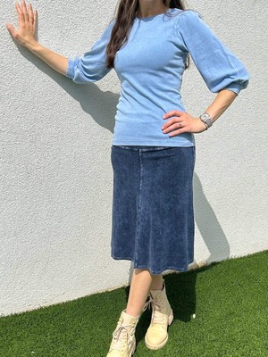 Hard Tail Bella Puff Sleeve Tee T-208