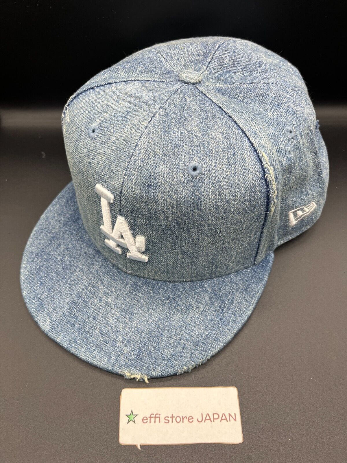 SHOHEI OTANI NEW ERA 59 Fifty Damaged Denim Washed Denim Cap