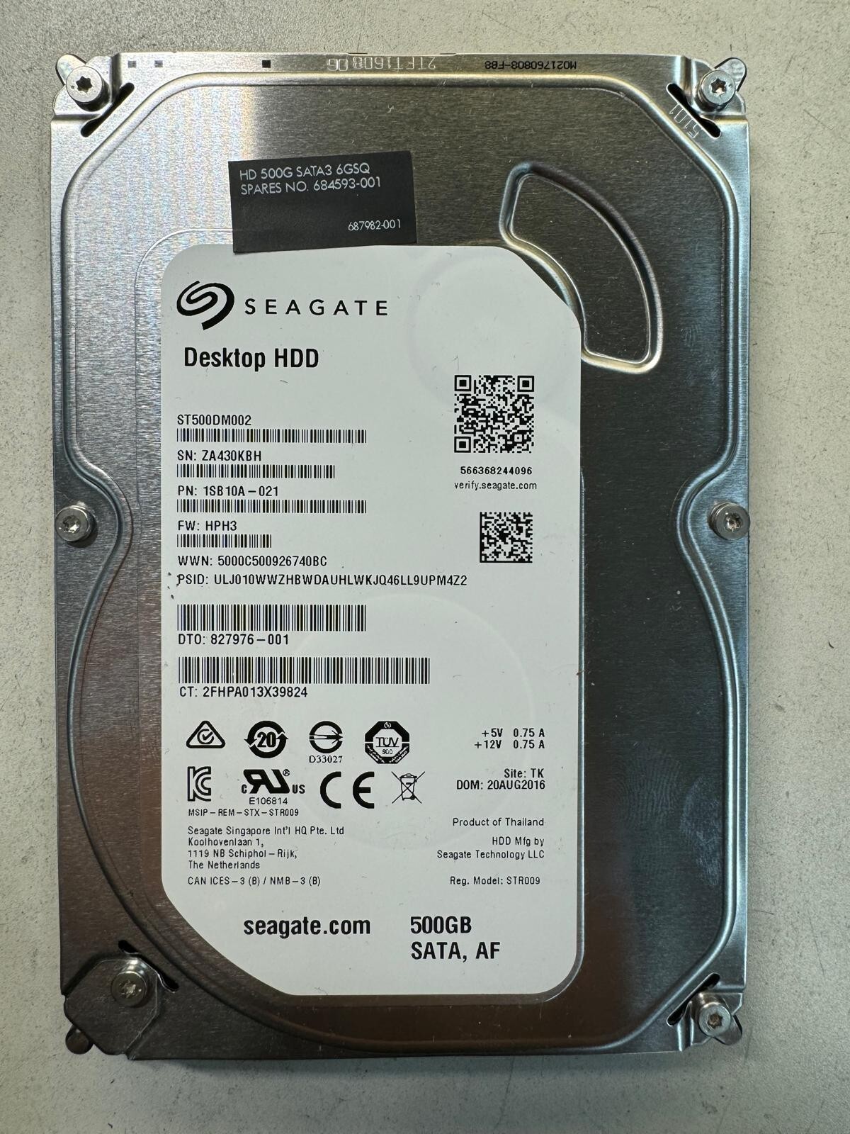 Seagate 500GB ST500DM002 まとめて10台 Seagate ST500DM002 SATA Hard Drive