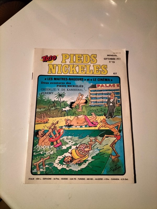 Mensuel 1977 Trio Pieds Nickeles NÂ° 19 Avec Bibi Fricotin  (E546)