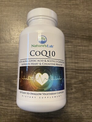 Nature s Lab CoQ10 - 120 Vegetarian Capsules