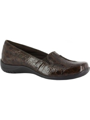 

Женские коричневые лоферы EASY STREET Flex Loafer Crocodile на танкетке без шнуровки, 9,5 Вт, Коричневый, PURPOSE