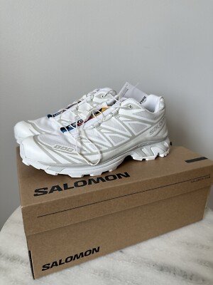 BNIB Salomon XT-6 White/Lunar Rock Size US M7/W8