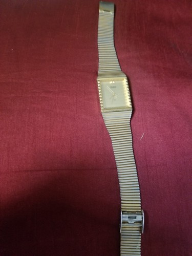 ORIENT 腕時計 ステンレススチール ゴールド/シルバー Orient SL Vintage Ladies Gold Tone Octagonal Watch Elegant