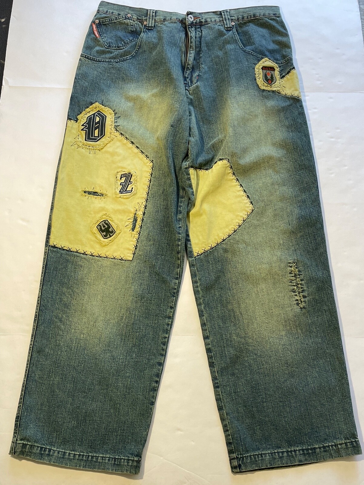 ☆韓国の人気☆【VOCAVACA】☆Laser Pattern Denim Pant.s☆ Designer fashion, Seoul-fully created | W Concept