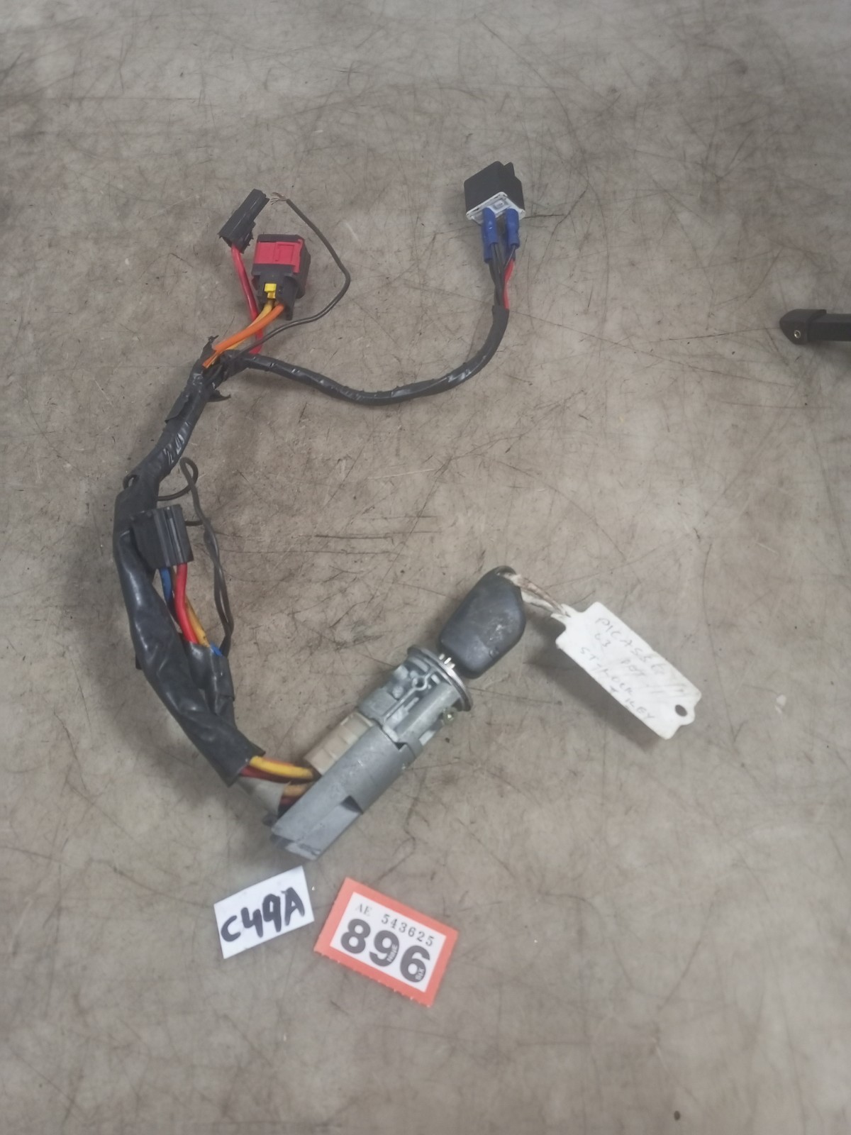 CITROEN PICASSO 2003 IGNITION LOCK #C49A.896