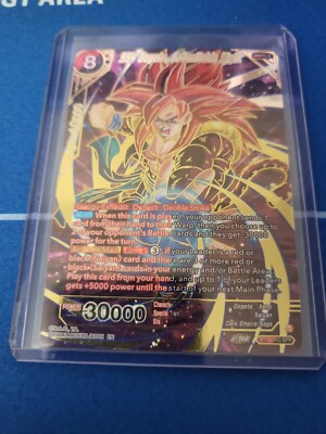 DBS SS4 Gogeta, Indomitable Might SPR Dawn of the Z-Legends Check Description 