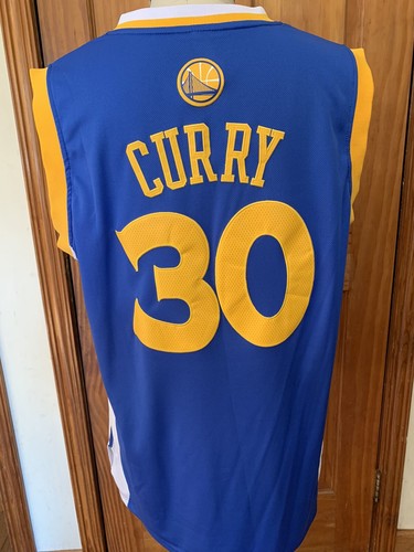 NBA Golden State Warriors Curry S # 30 Boys 8-20 Replica Road Jersey, X-Large (18/20), Blue : : Sports, Fitness & Outdoors