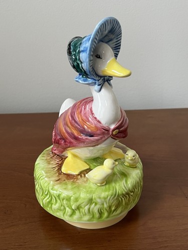 Vintage 1977 Schmid Beatrix Potter Jemima Puddle Duck